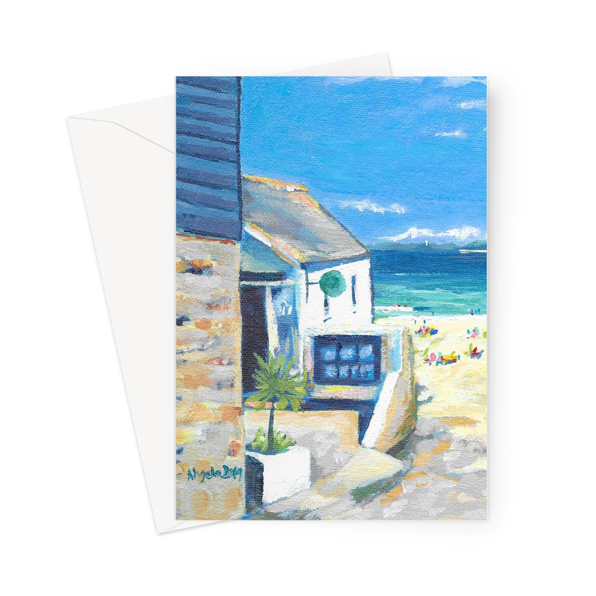 Porthgwidden Greeting Card