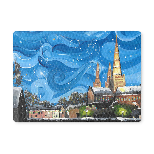 Winter in Lichfield 2 Placemat