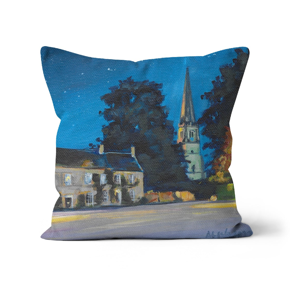 Masham at night Cushion