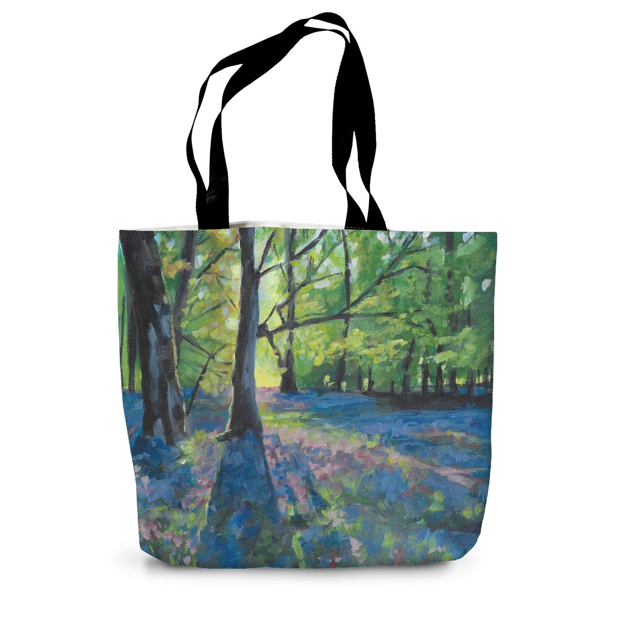 Bluebells at dawn Canvas Tote Bag