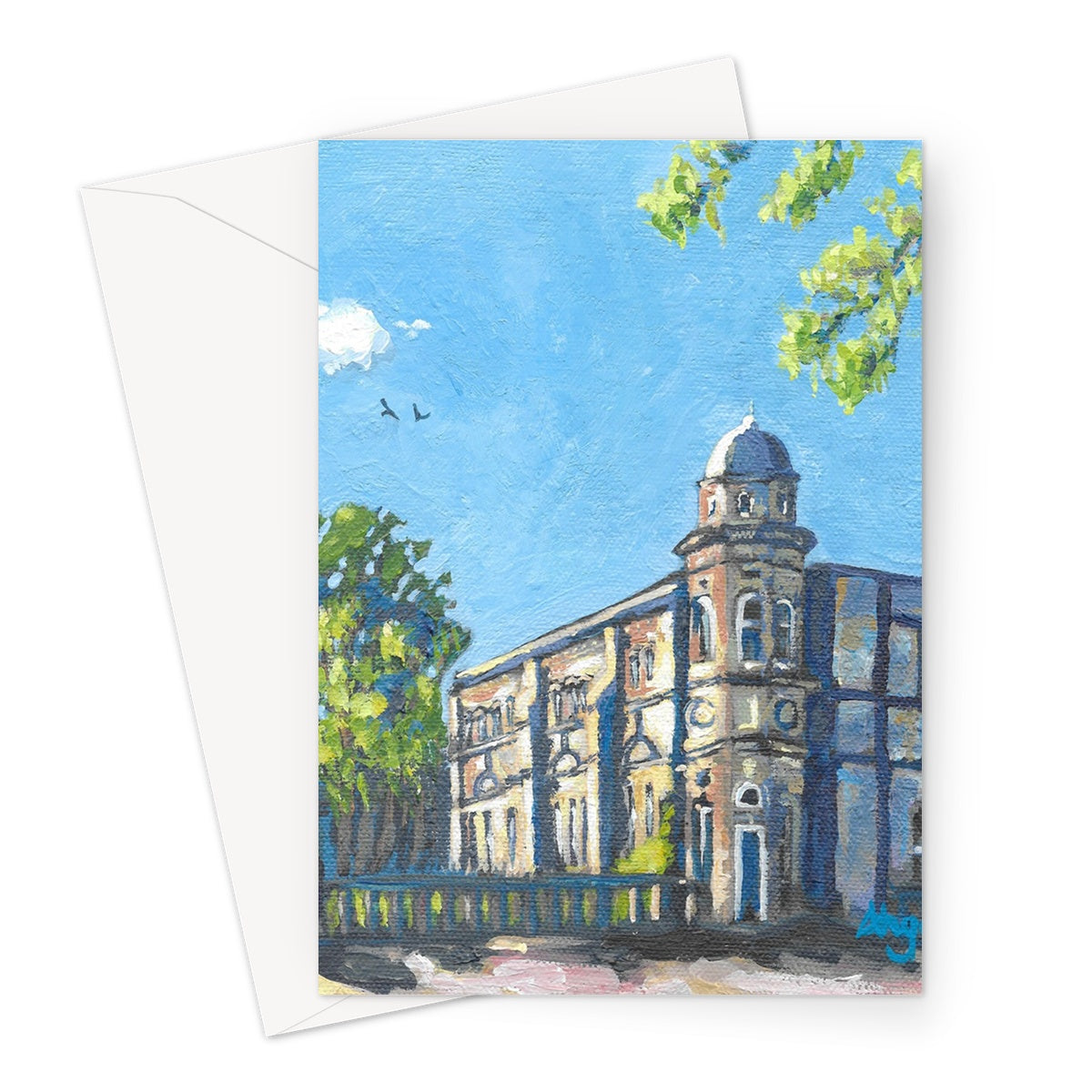 The Old Library, Lichfield Greeting Card