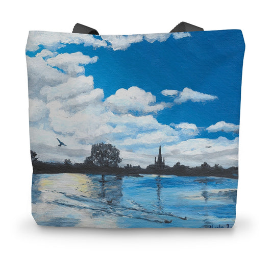 Winter walks, Lichfield Canvas Tote Bag