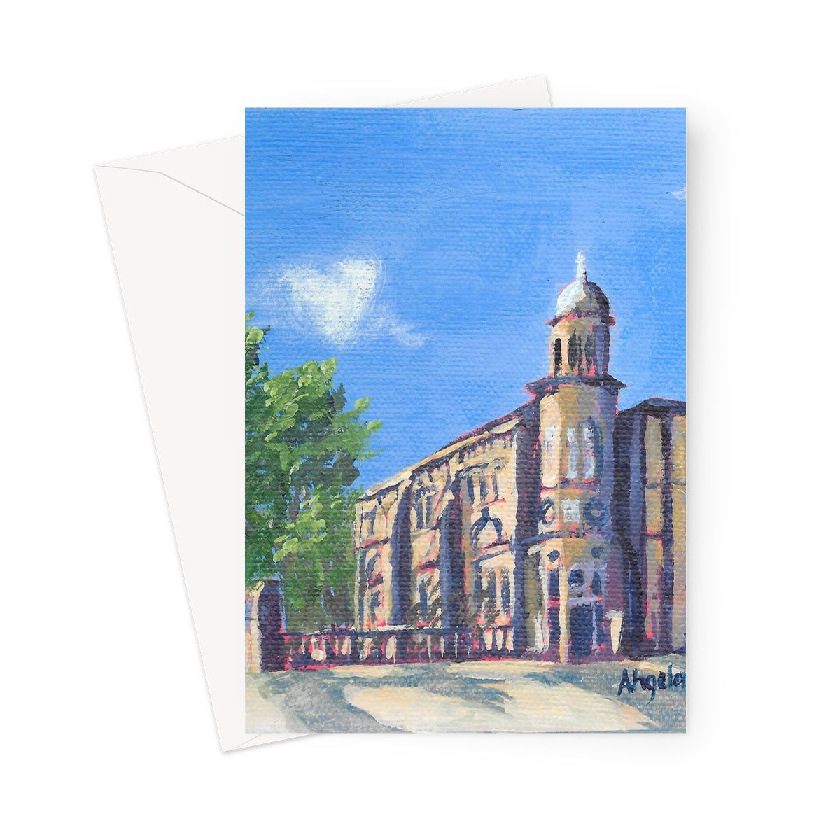 Summertime at the Old Library, Lichfield Greeting Card