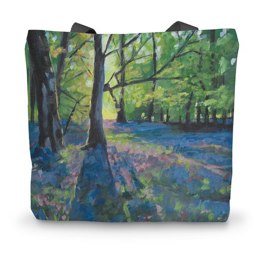 Bluebells at dawn Canvas Tote Bag