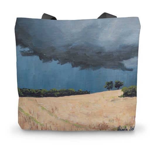 Storm over Wall Canvas Tote Bag