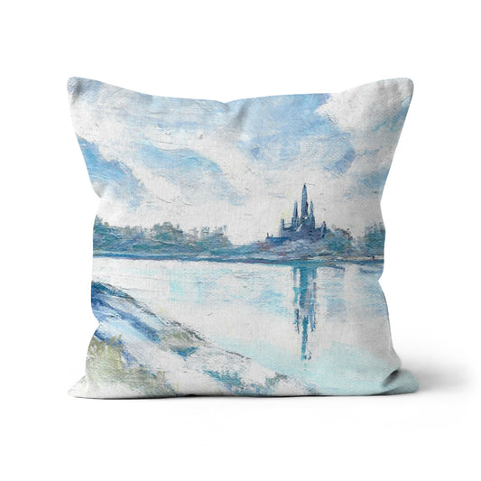 Cold morning in Lichfield Cushion