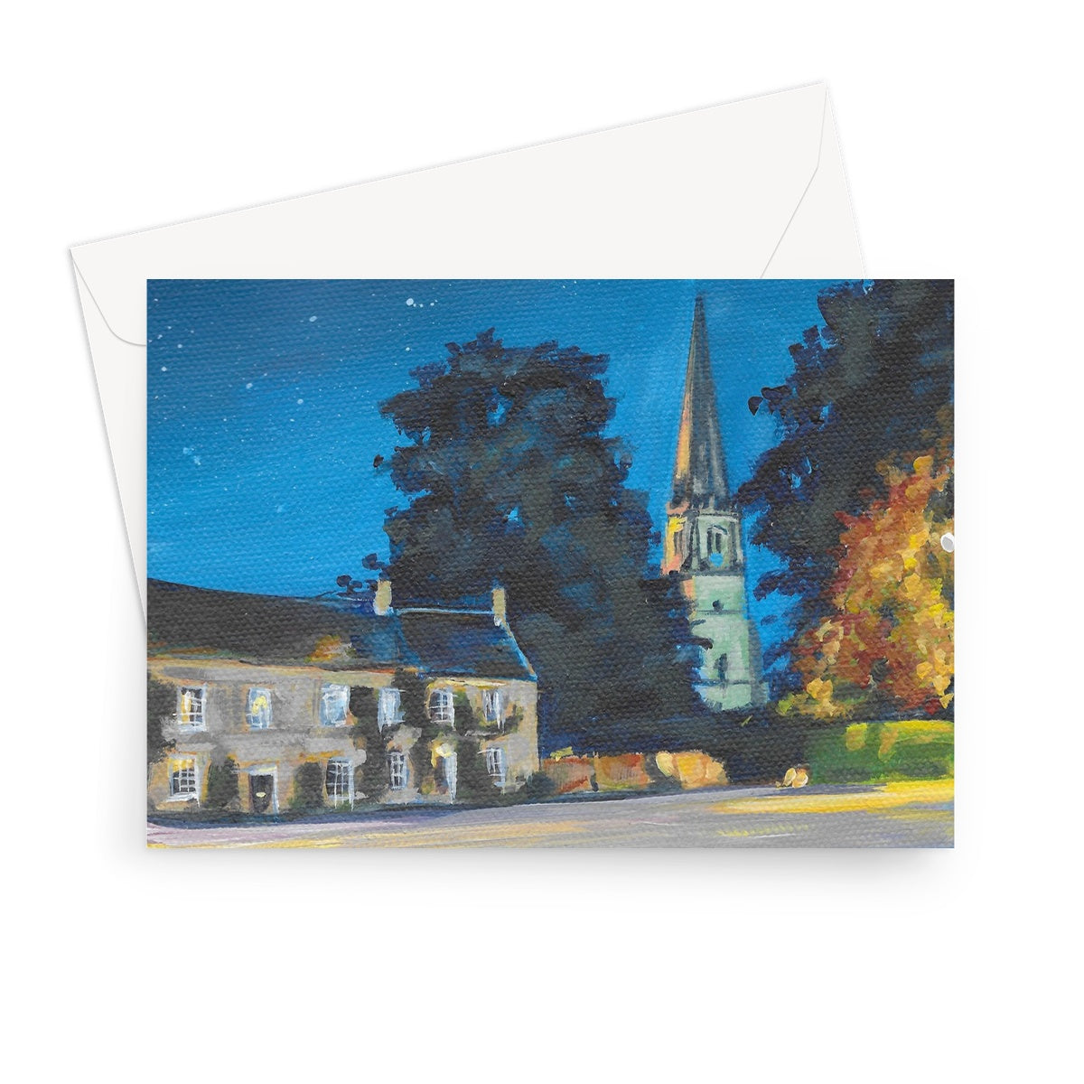 Masham at night Greeting Card