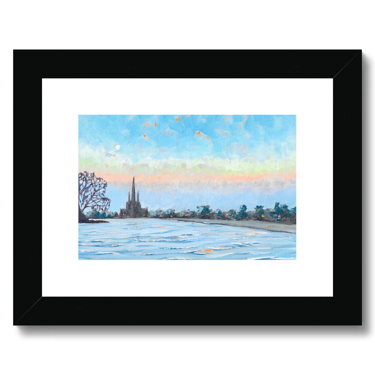 Early winter morning, Lichfield Framed & Mounted Print 8x6