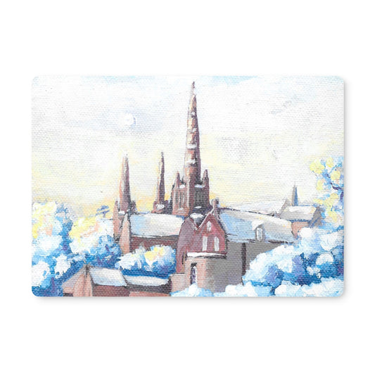 Fresh snow in Lichfield Placemat
